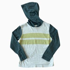 Tucker+Tate Hooded Striped Hooded Long Sleeve Tee